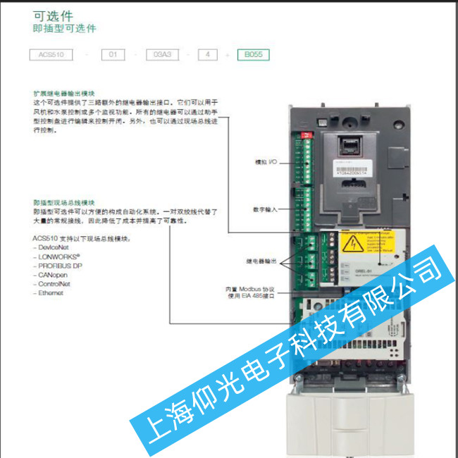 ABB ׃�l�� ACS510 ���F(xi��n)���ʽӾ��e�`���ϵľS�޷���